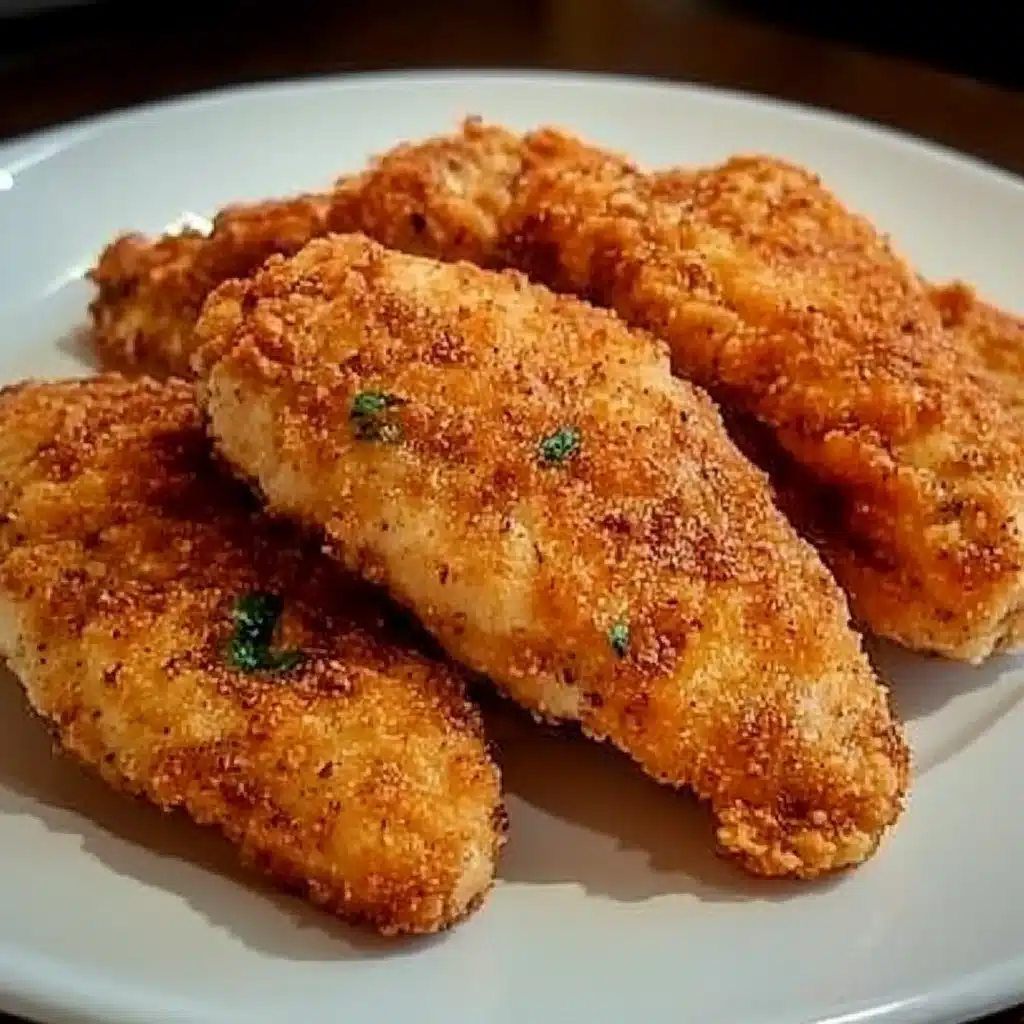 Crispy Homemade Baked Chicken Tenders
