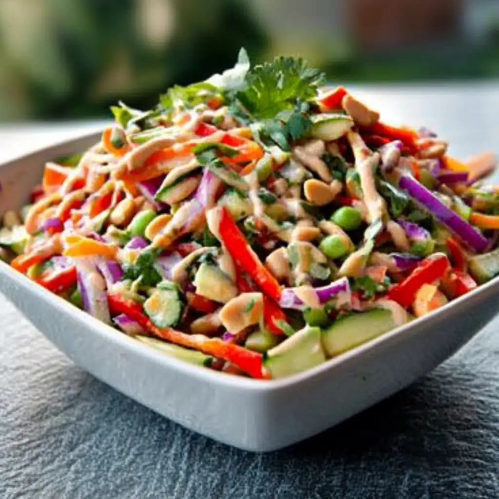 Crunchy Thai Peanut Salad