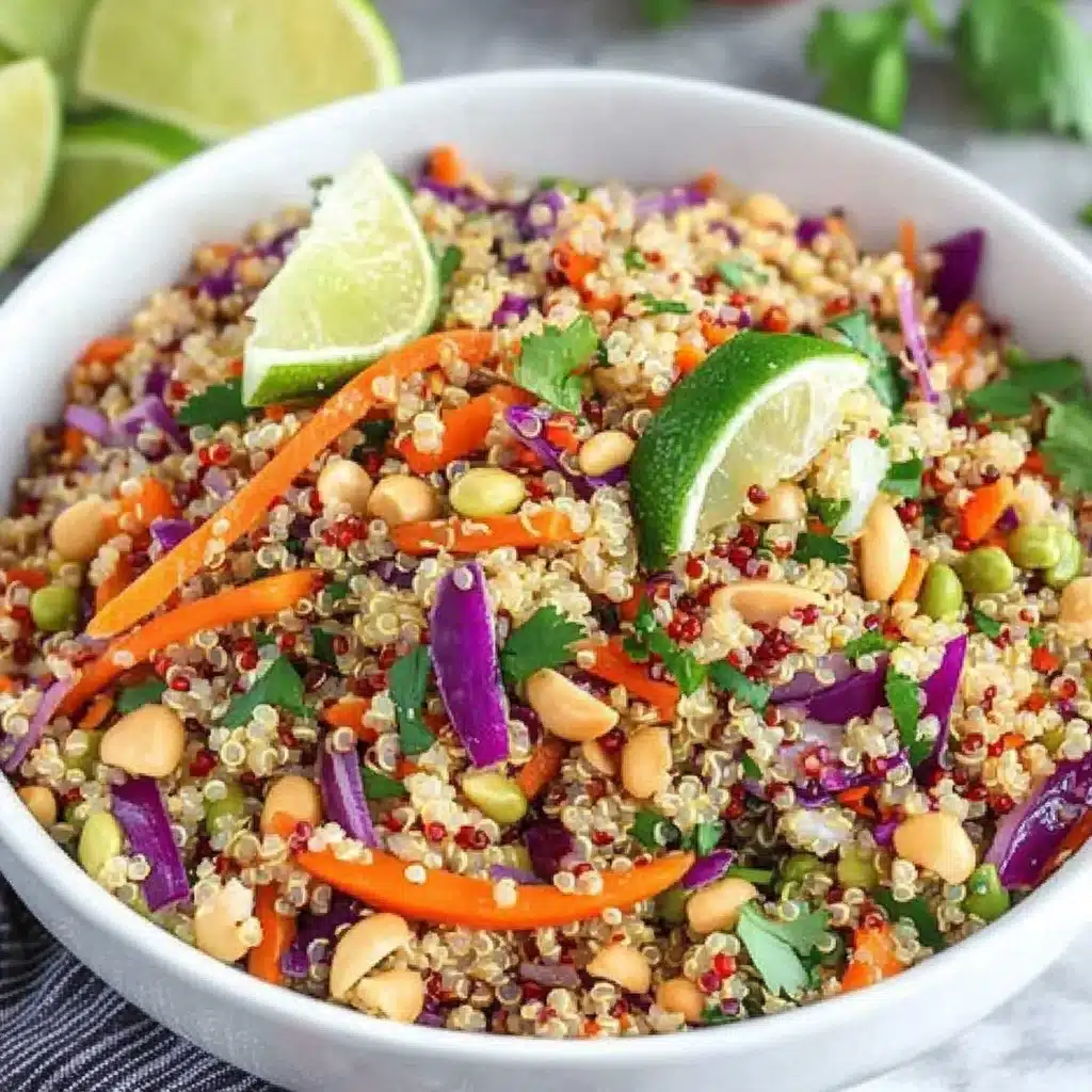 Crunchy Thai Peanut & Quinoa Salad