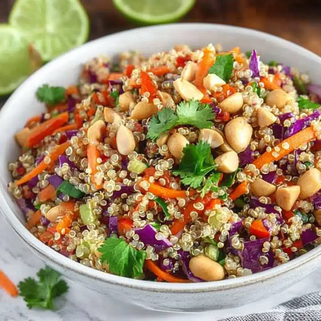 Crunchy Thai Peanut & Quinoa Salad
