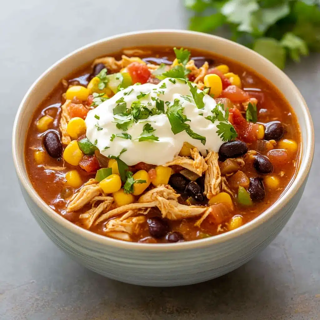 Easy Chicken Taco Soup