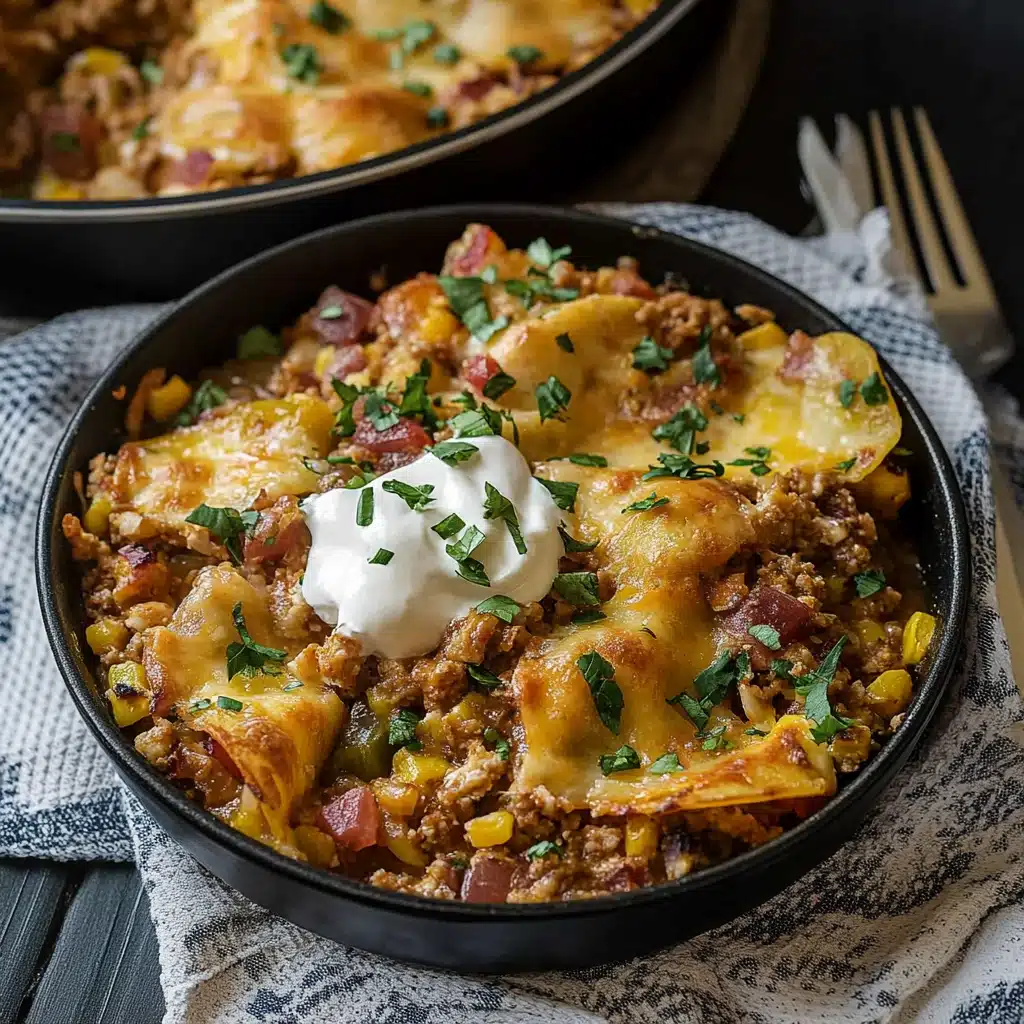 One Pan Ground Chicken Casserole