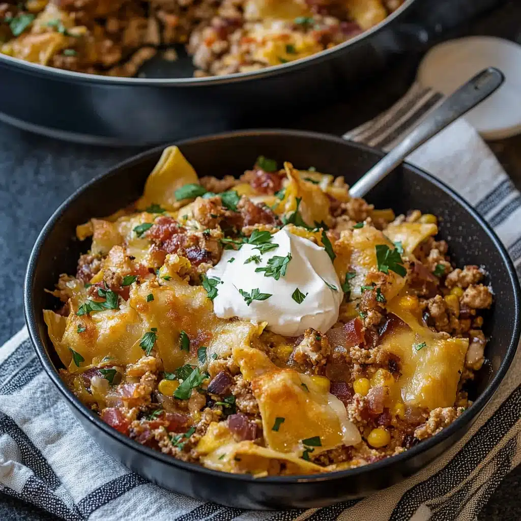 One Pan Ground Chicken Casserole