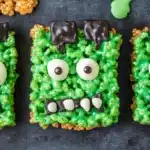 Frankenstein Rice Krispie Treats