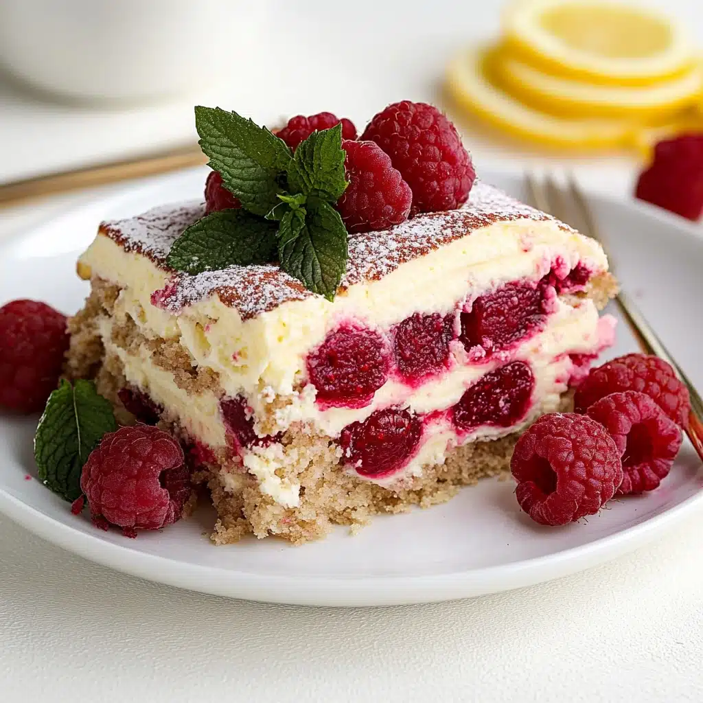 Fresh Raspberry Tiramisu