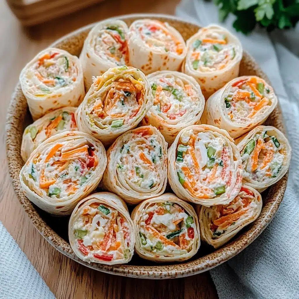 Fresh Vegetable Tortilla Roll Ups