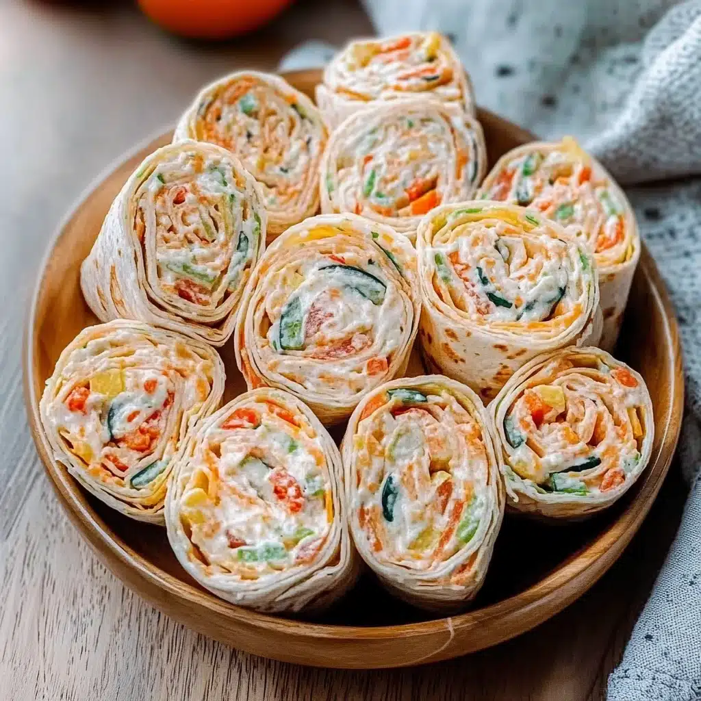 Fresh Vegetable Tortilla Roll Ups
