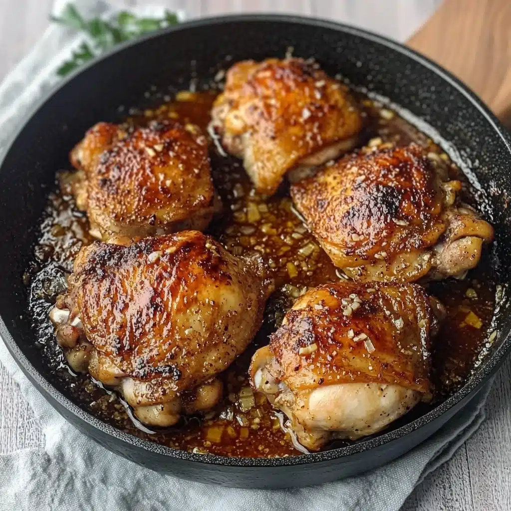 Garlic-Brown Sugar Chicken Thighs