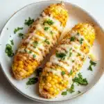 Garlic Butter Corn with Melty Cheese