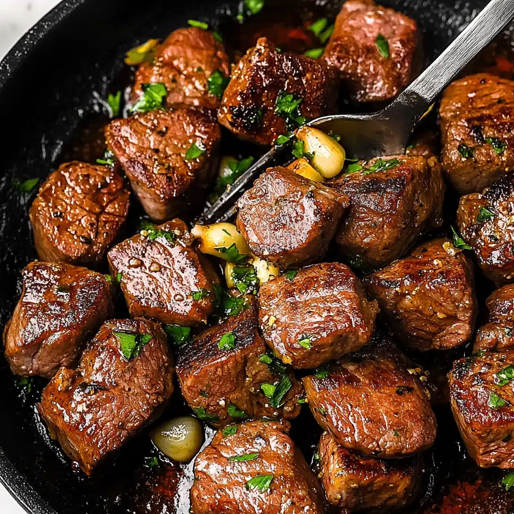 Garlic Butter Steak & Pasta
