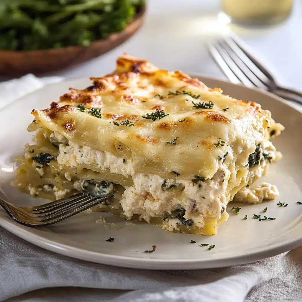 Gluten Free Garlic Chicken Lasagna