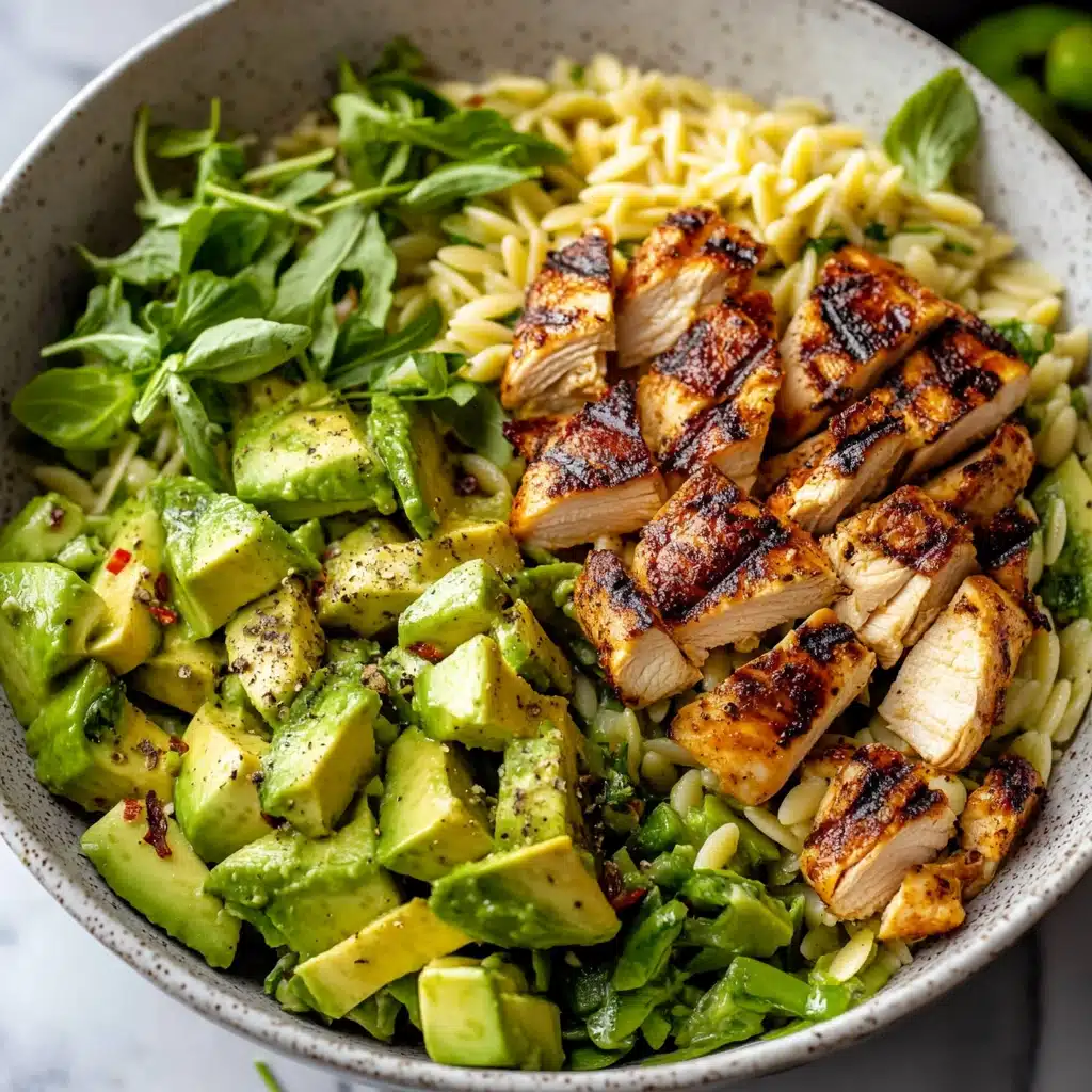 Grilled Chicken Orzo Salad