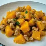 Ground Turkey Butternut Squash Skillet