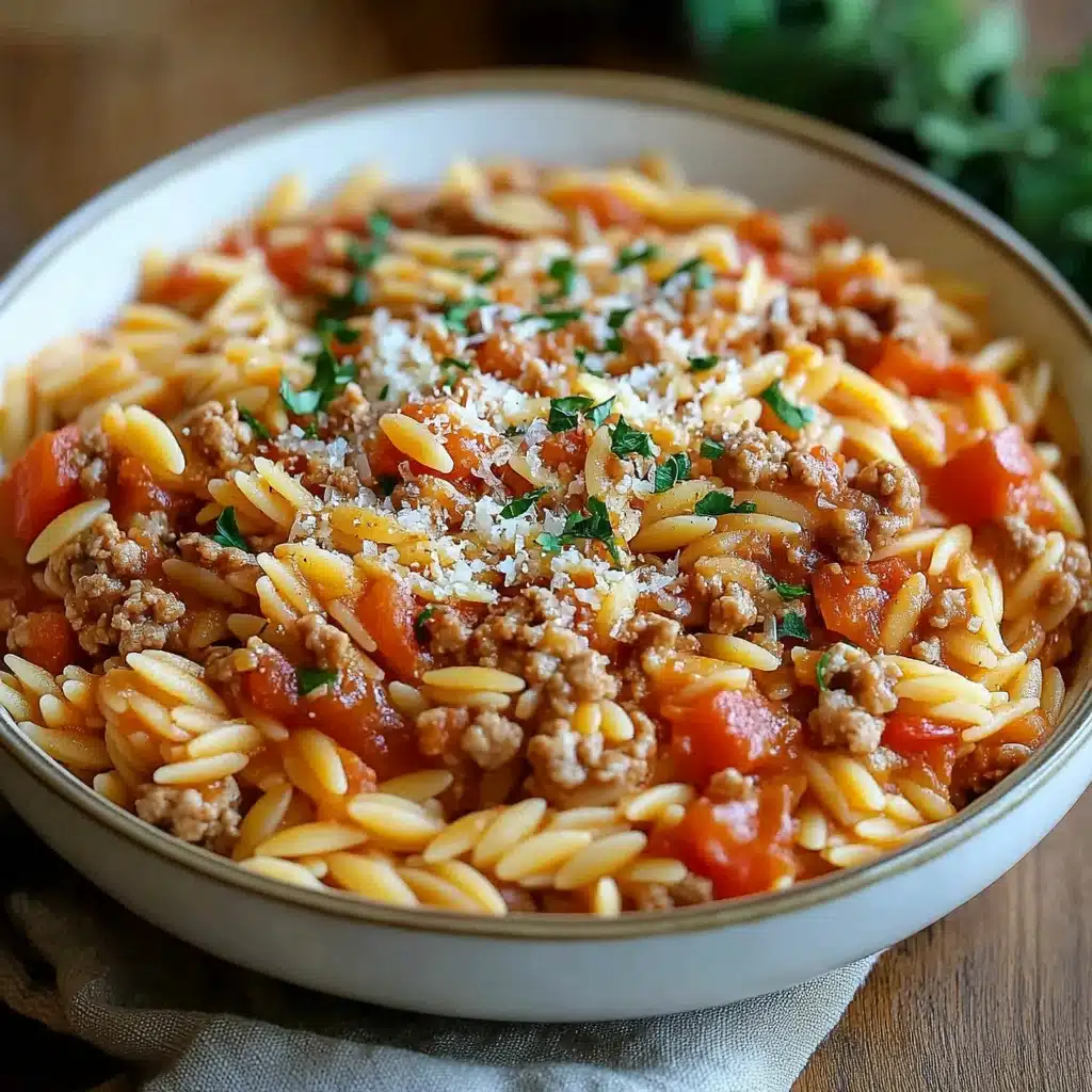 Ground Turkey Orzo Recipe