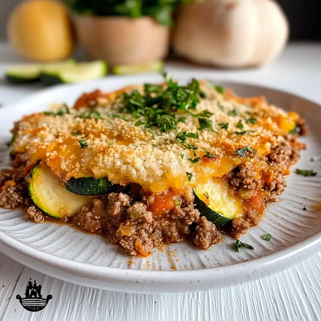 Ground Beef Zucchini Casserole
