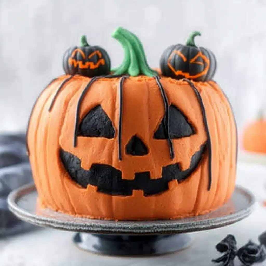 Halloween Pumpkin Cake