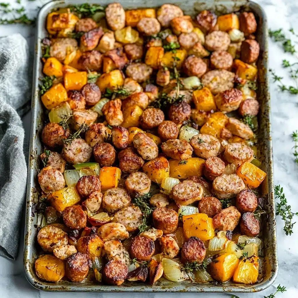 Harvest Sheet Pan Chicken Sausage & Vegetables