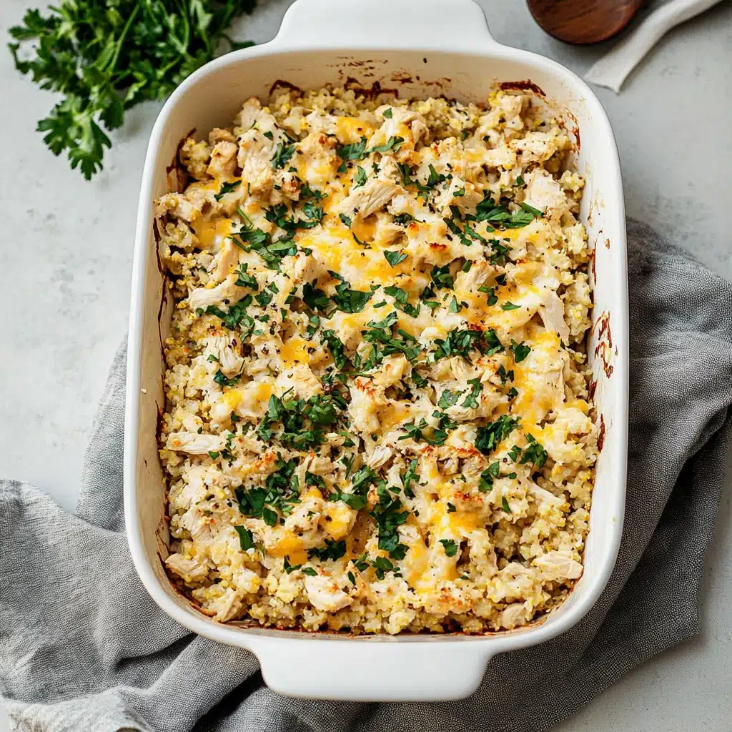 Chicken Cauliflower Rice Casserole