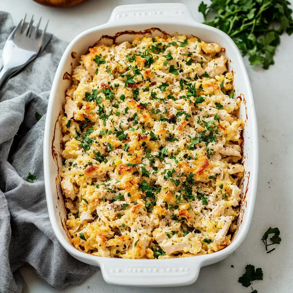 Chicken Cauliflower Rice Casserole