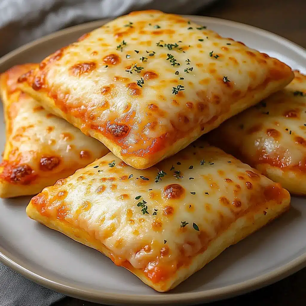 Homemade Cheesy Pizza Pockets