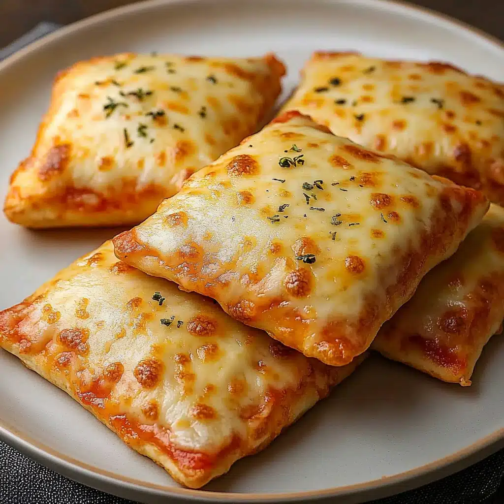 Homemade Cheesy Pizza Pockets