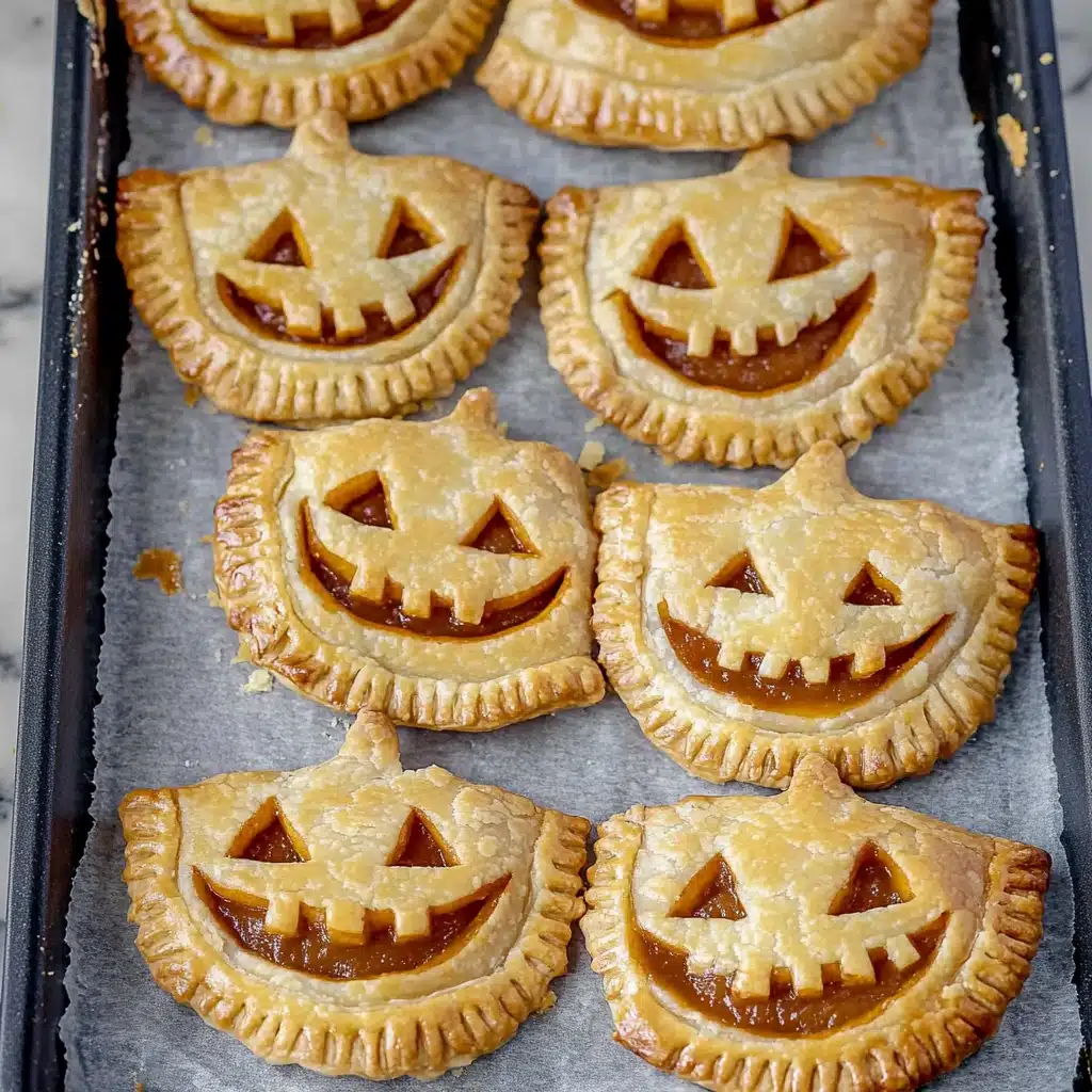 Jack-O-Lantern Hand Pies