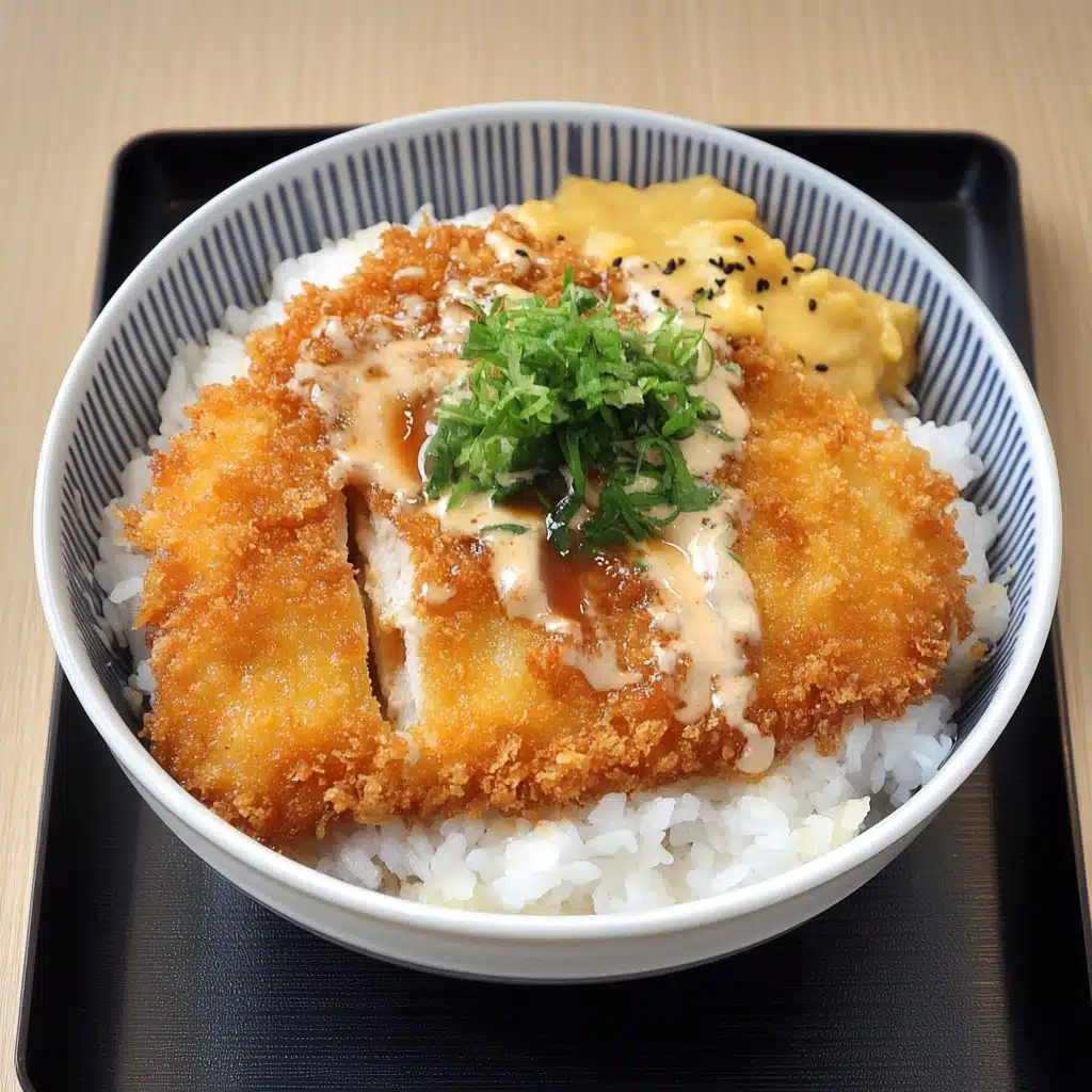 Japanese Katsu Bowls with Tonkatsu Sauce