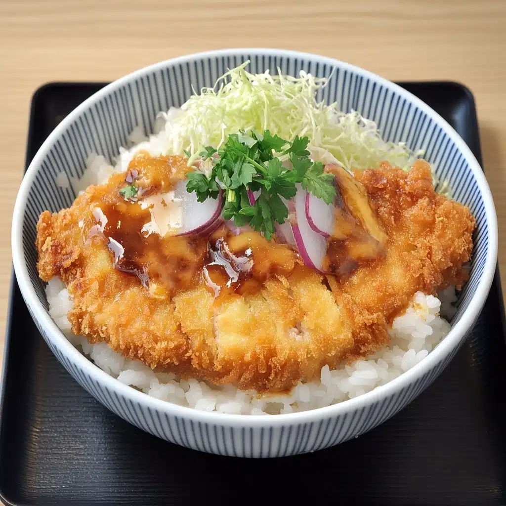 Japanese Katsu Bowls with Tonkatsu Sauce