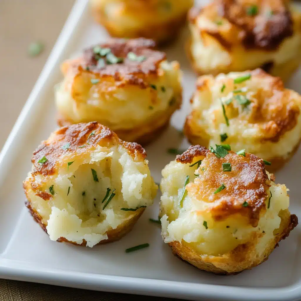 Cheesy Mashed Potato Puffs