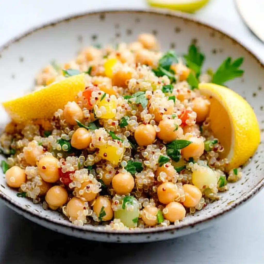 Lemon Herb Quinoa with Chickpeas