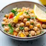 Lemon Herb Quinoa with Chickpeas