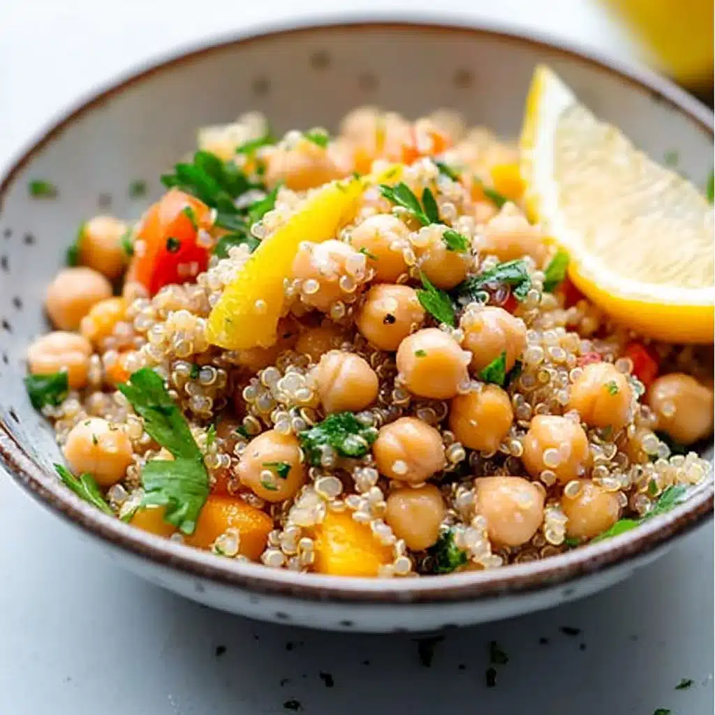 Lemon Herb Quinoa with Chickpeas