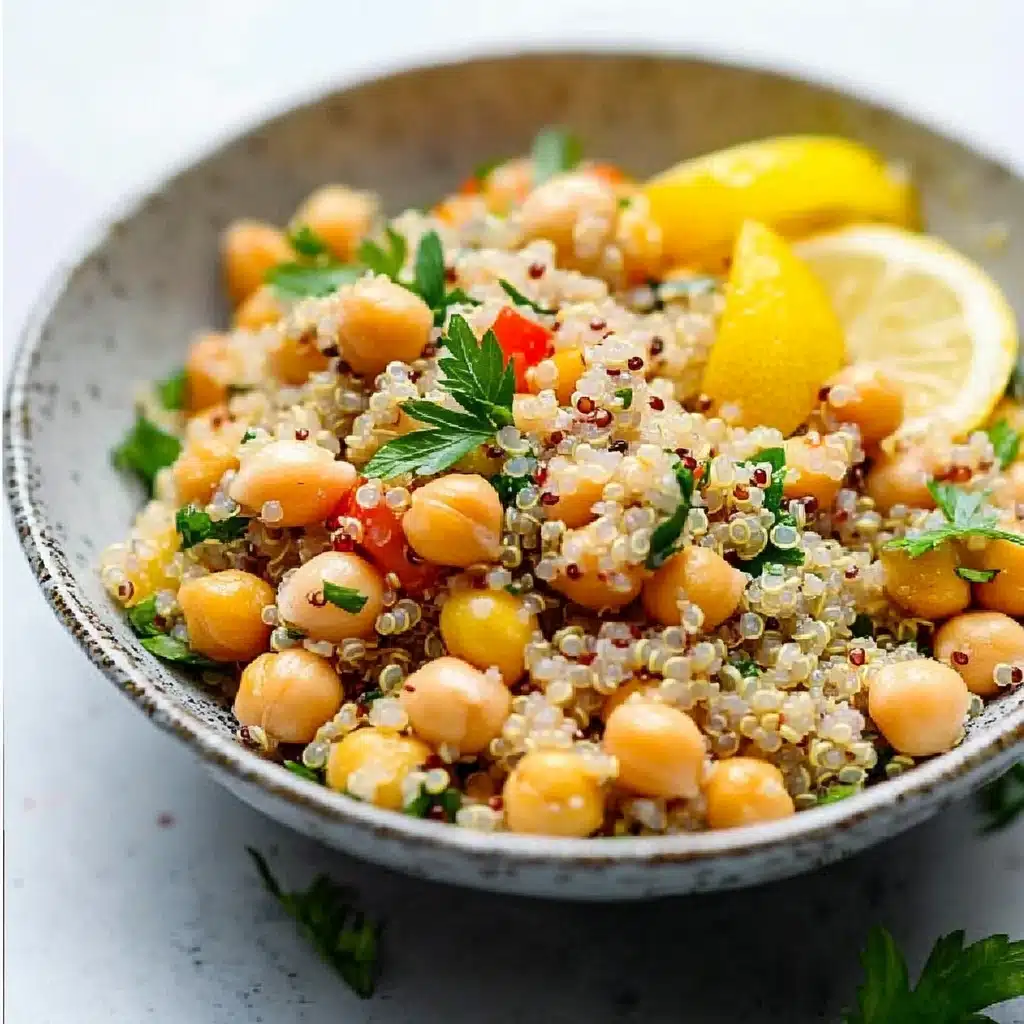 Lemon Herb Quinoa with Chickpeas