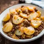 Loaded Ground Beef and Potatoes Skillet