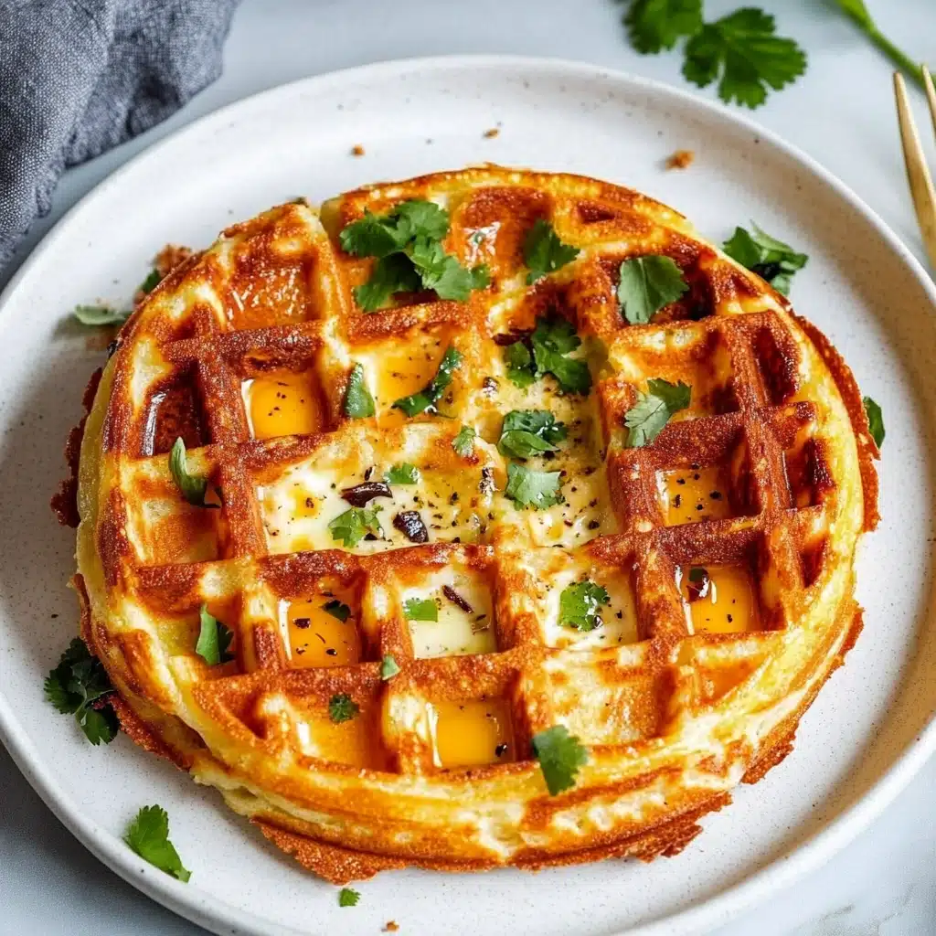 Low Carb Egg & Cheese Chaffle