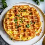 Low Carb Egg & Cheese Chaffle