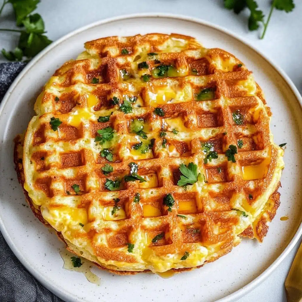 Low Carb Egg & Cheese Chaffle