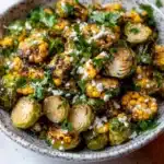 Mexican Street Corn Brussels Sprouts