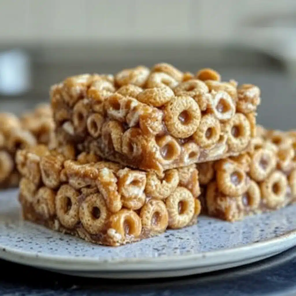 No-Bake Cheerio and Peanut Butter Bars