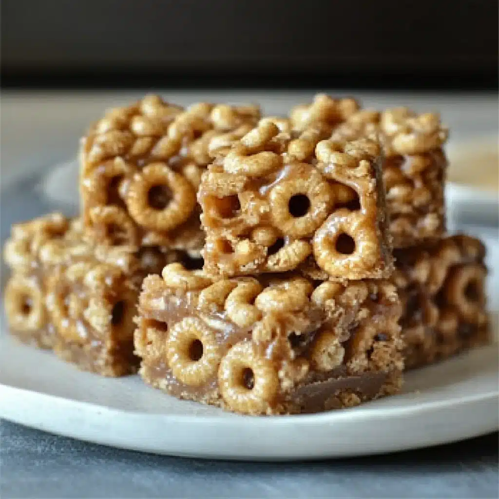 No-Bake Cheerio and Peanut Butter Bars