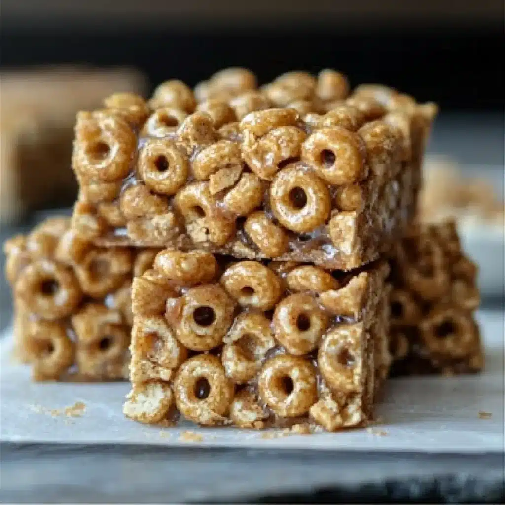 No-Bake Cheerio and Peanut Butter Bars