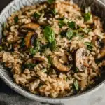 One-Pot Soy Sauce Mushroom Rice