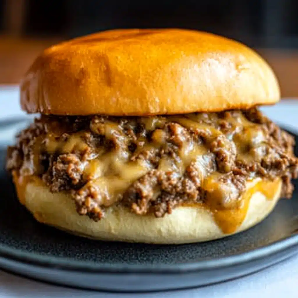 Philly Cheesesteak Sloppy Joes