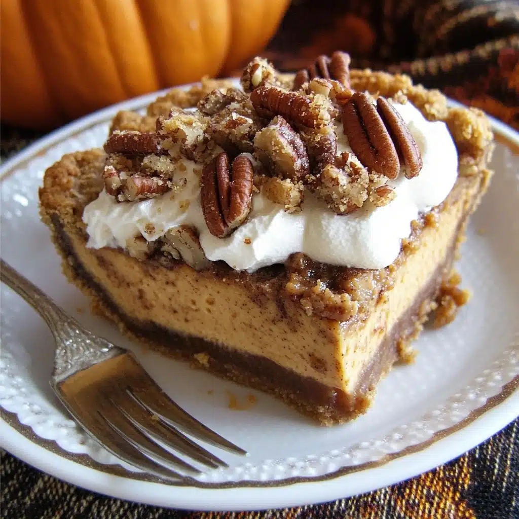Pecan Pie Pumpkin Cheesecake