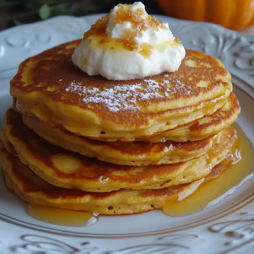 Pumpkin Cottage Cheese Pancakes