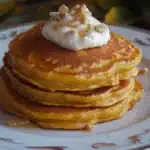 Pumpkin Cottage Cheese Pancakes