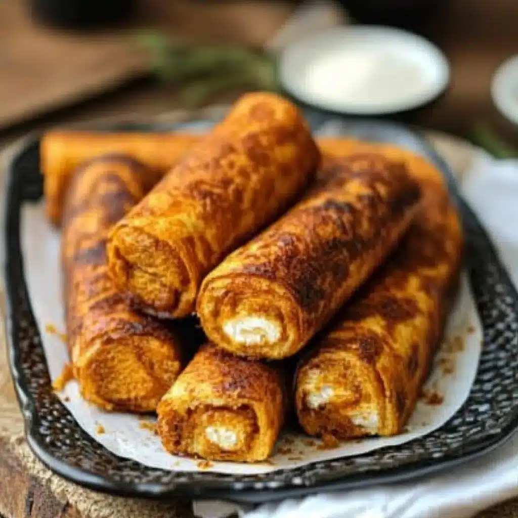 Pumpkin French Toast Roll-Ups