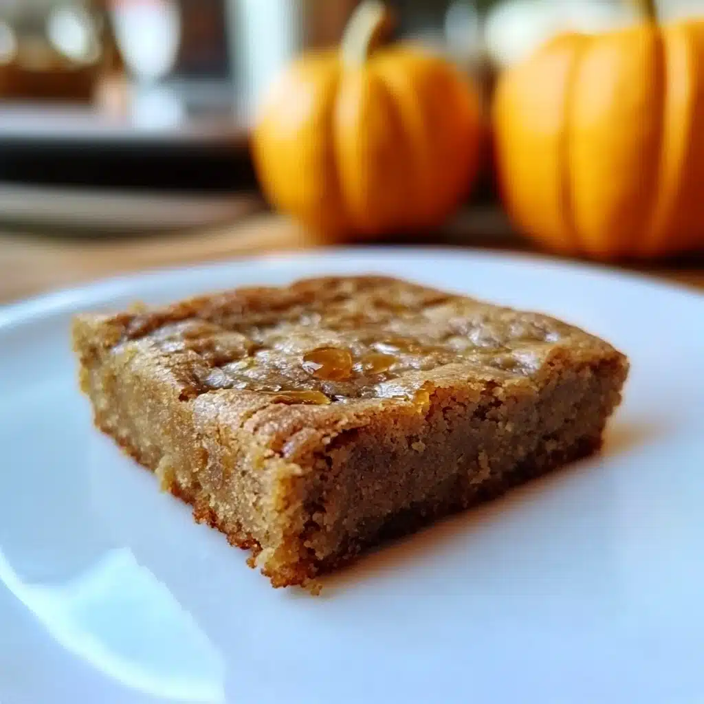 Pumpkin Maple Blondies