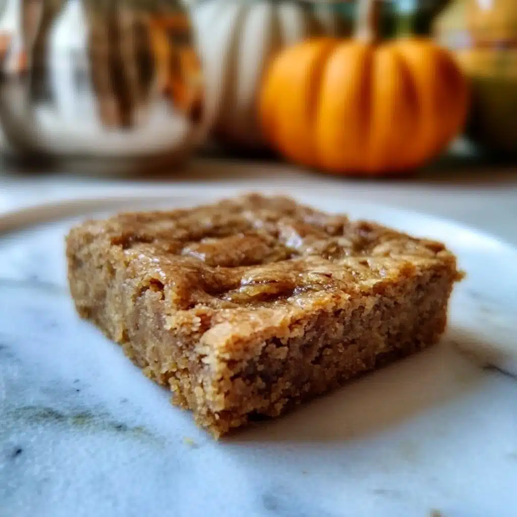 Pumpkin Maple Blondies
