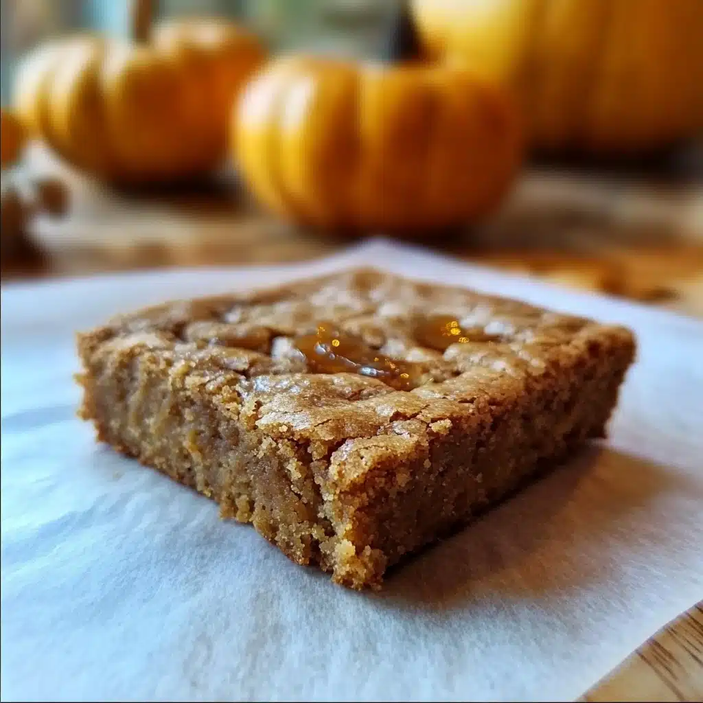 Pumpkin Maple Blondies